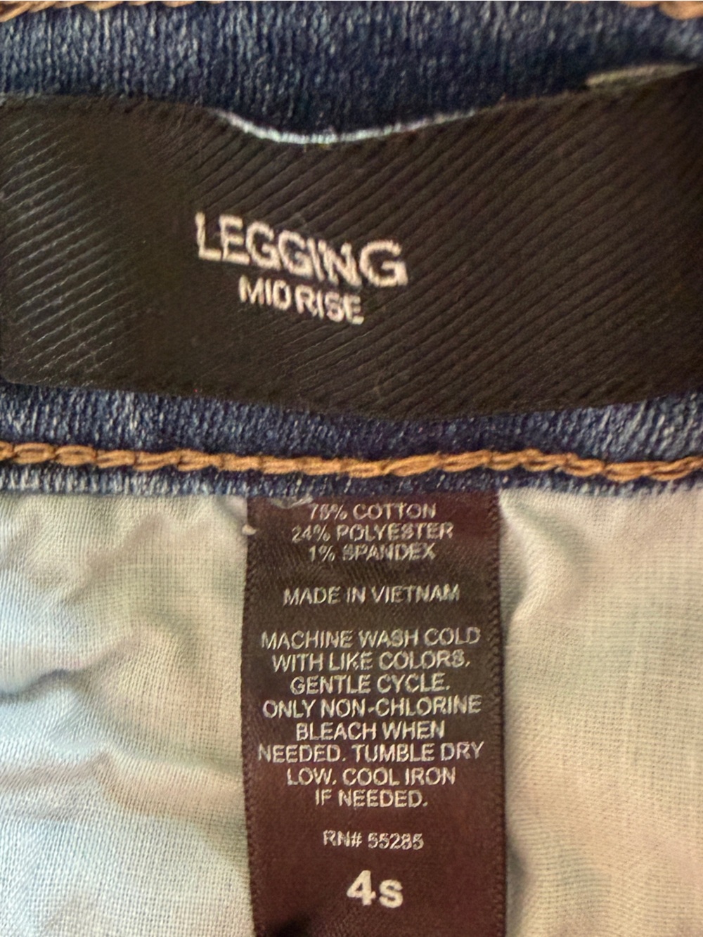 Express Mid Rise Skinny Jeans - Picture 6 of 7